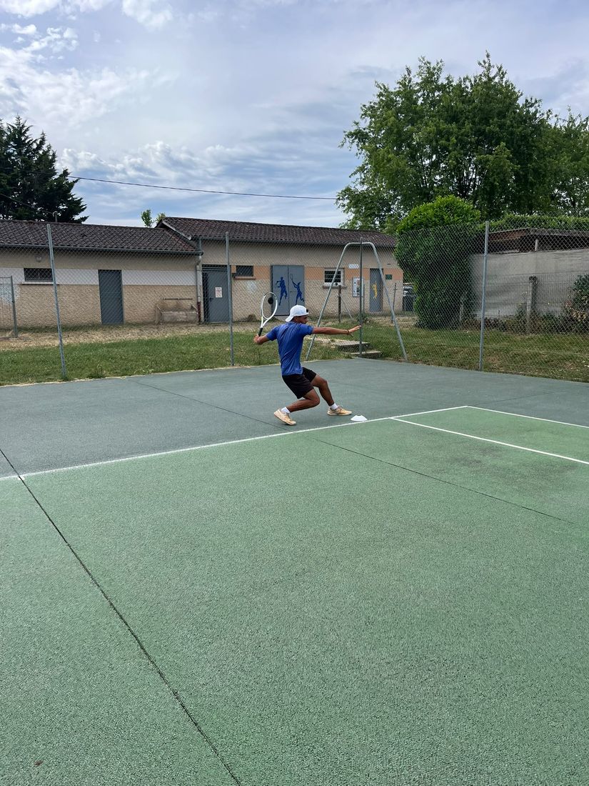 Jugadores de Sport Tennis en la temporada de tenis en Francia