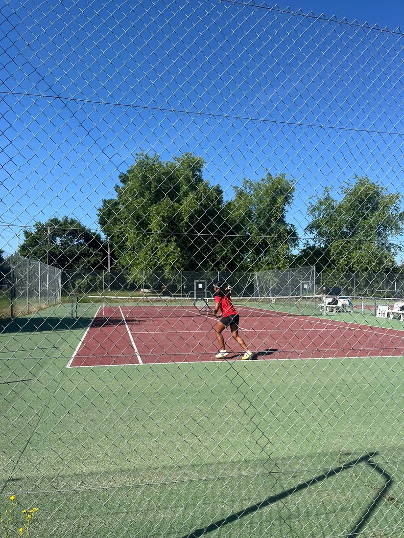 Jugadores de Sport Tennis en la temporada de tenis en Francia