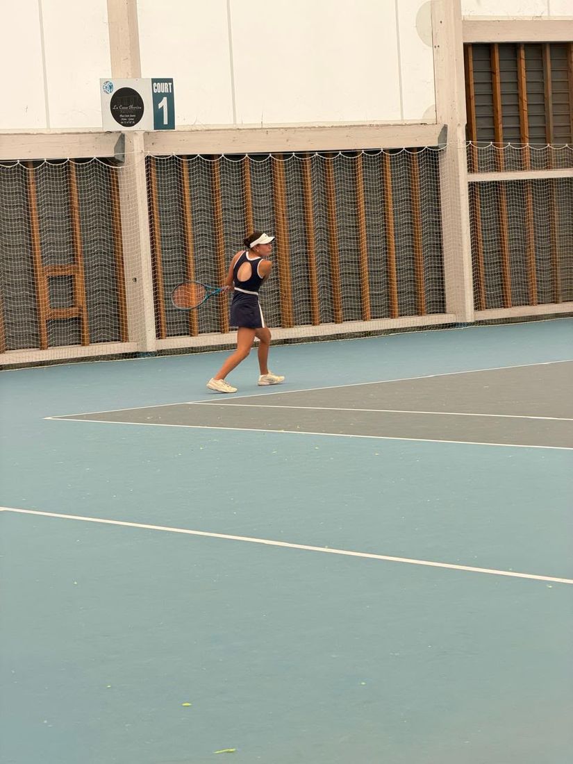 Jugadores de Sport Tennis en la temporada de tenis en Francia