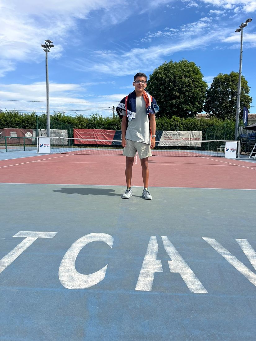 Jugadores de Sport Tennis en la temporada de tenis en Francia